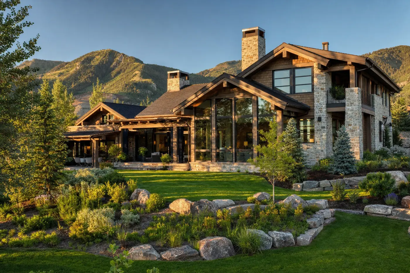 Mountain home in the Wasatch Back